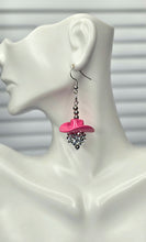 Load image into Gallery viewer, Pink Rodeo Glam Earrings
