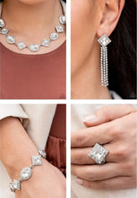 Load image into Gallery viewer, Fiercely 5th Avenue - White Rhinestone Complete Trend Fashion Fix Set