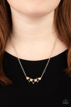 Load image into Gallery viewer, Pyramid Prowl - Yellow Necklace
