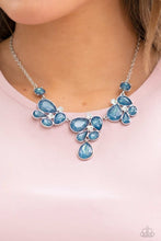 Load image into Gallery viewer, EVERGLADE ESCAPE - BLUE GEM SILVER NECKLACE
