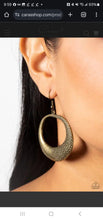 Load image into Gallery viewer, Downtown Jungle- Brass Earrings
