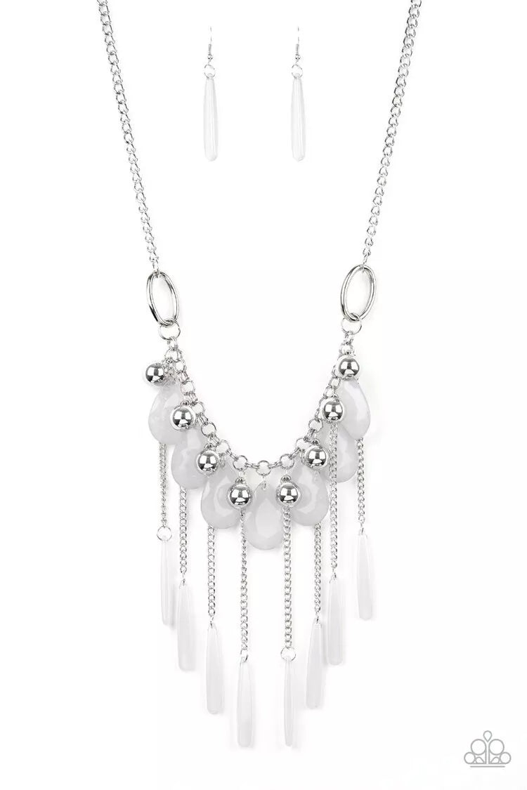 Roaring Riviera- Silver Necklace