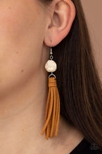 Load image into Gallery viewer, All-Natural Allure - White Earrings
