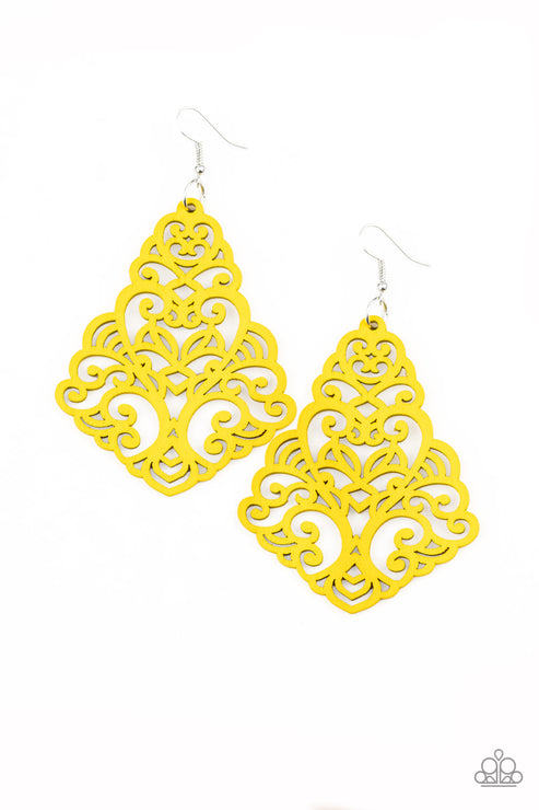 Powers of ZEN - Yellow Earrings