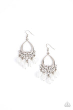 Load image into Gallery viewer, Famous Fashionista- White Earrings
