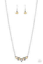 Load image into Gallery viewer, Pyramid Prowl - Yellow Necklace
