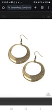 Load image into Gallery viewer, Downtown Jungle- Brass Earrings
