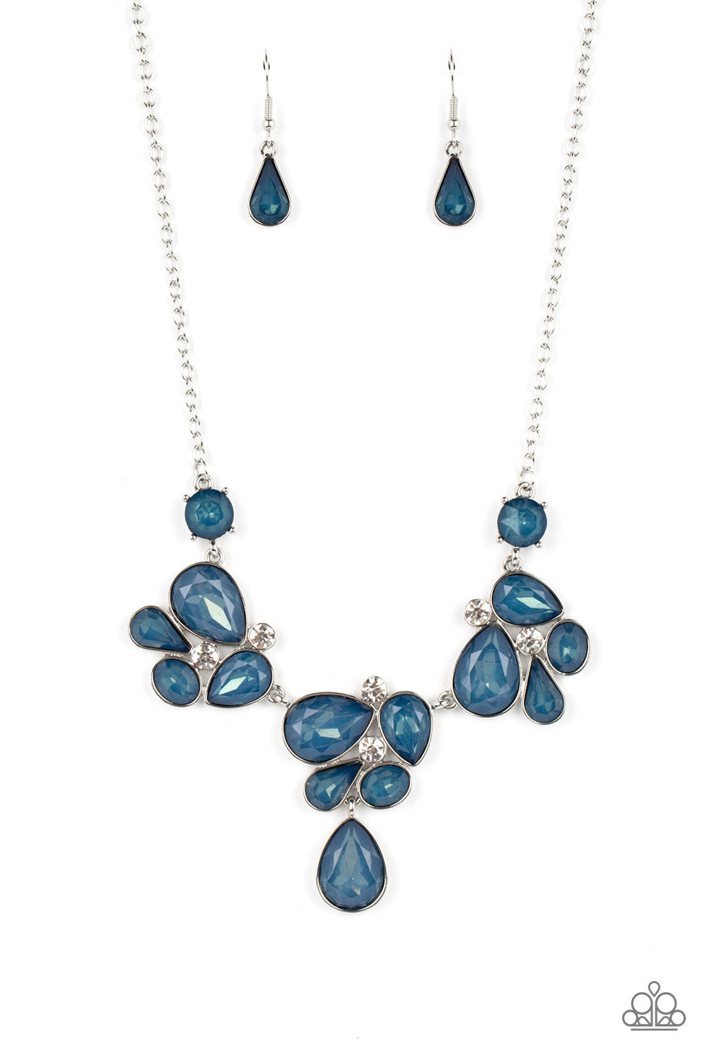 EVERGLADE ESCAPE - BLUE GEM SILVER NECKLACE
