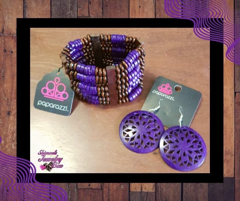 Vacay Ready Set - Purple & Brown