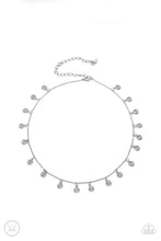 Load image into Gallery viewer, CHIMING CHARMER -
SILVER DISC CHOKER
NECKLACE
