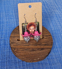 Load image into Gallery viewer, Pink Rodeo Glam Earrings
